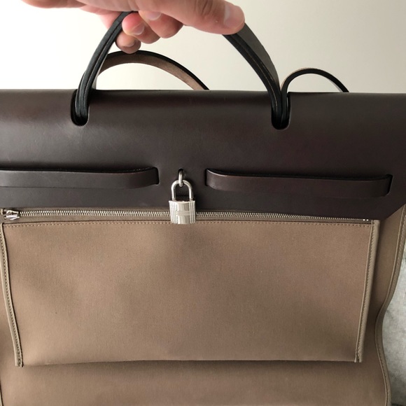Authentic Hermes Herbag 39 - Picture 2 of 4